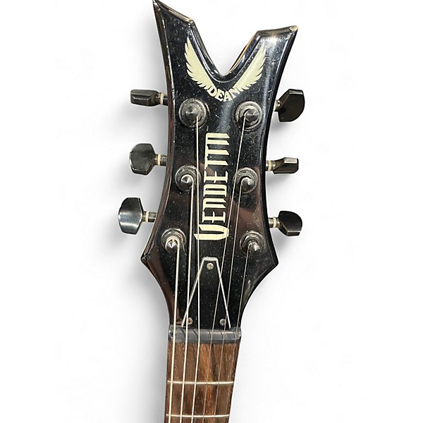 Used Dean Vendetta XM Tremolo Black Solid Body Electric Guitar
