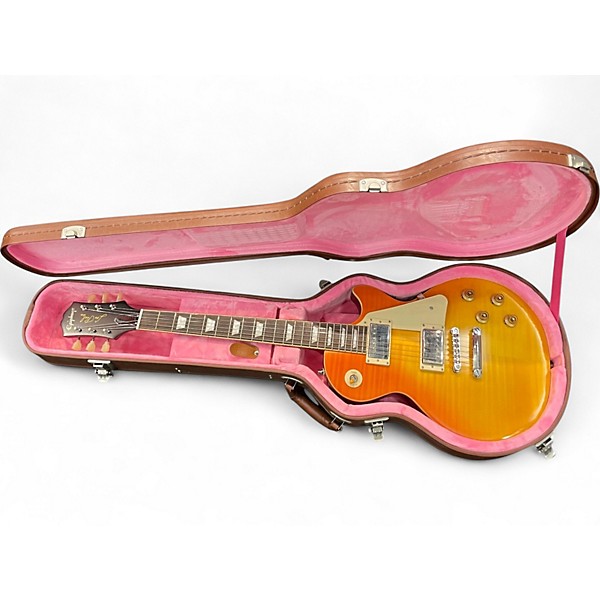 Used Epiphone INSPIRED BY GIBSON LES PAUL STANDARD 50S FADED CHERRY SUNBURST Solid Body Electric Guitar