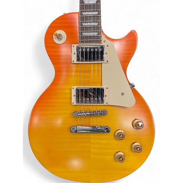 Used Epiphone INSPIRED BY GIBSON LES PAUL STANDARD 50S FADED CHERRY SUNBURST Solid Body Electric Guitar