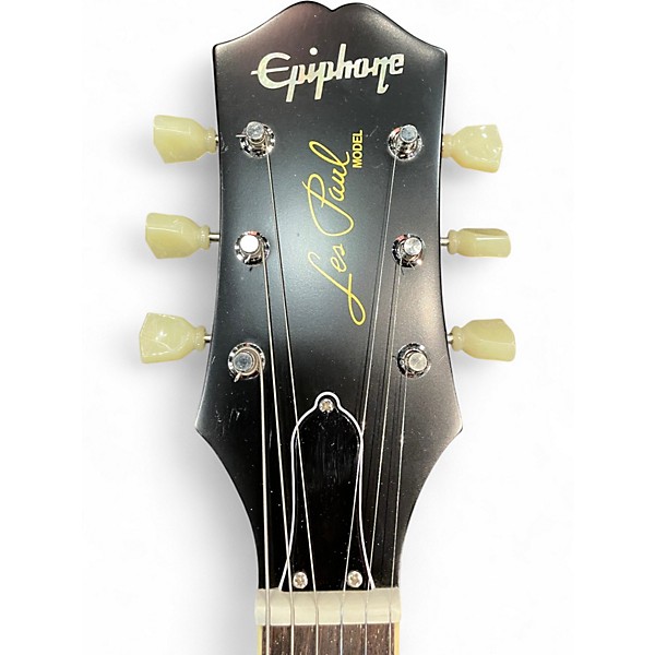 Used Epiphone INSPIRED BY GIBSON LES PAUL STANDARD 50S FADED CHERRY SUNBURST Solid Body Electric Guitar
