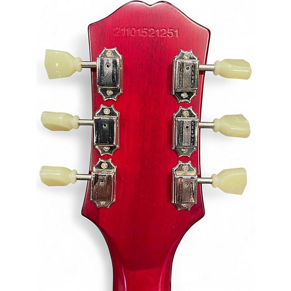 Used Epiphone INSPIRED BY GIBSON LES PAUL STANDARD 50S FADED CHERRY SUNBURST Solid Body Electric Guitar
