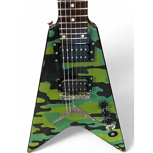 Used Washburn DIME V Camo Solid Body Electric Guitar