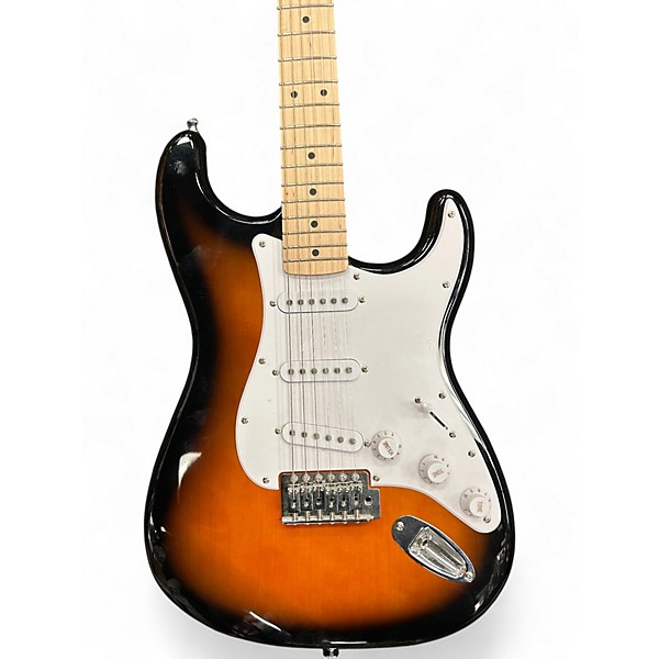 Used Squier Standard Stratocaster Sunburst Solid Body Electric Guitar