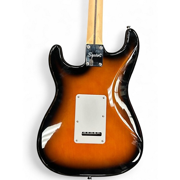 Used Squier Standard Stratocaster Sunburst Solid Body Electric Guitar