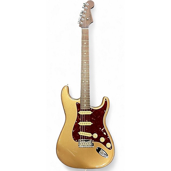 Used 2021 Fender Fender Limited American Professional II Stratocaster® Firemist Gold, Full Rosewood Neck Firemist Gold Sol...
