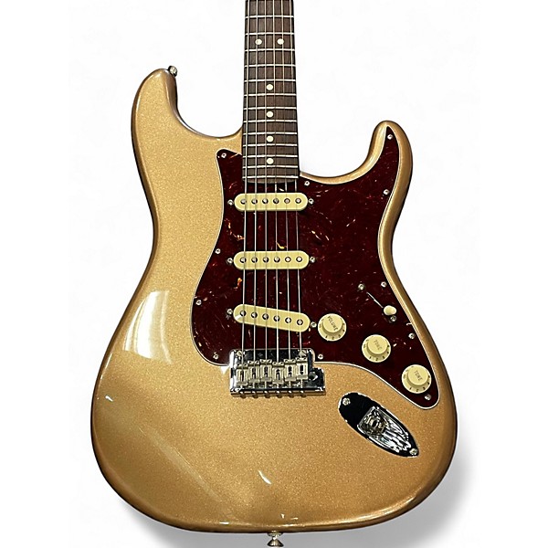 Used 2021 Fender Fender Limited American Professional II Stratocaster® Firemist Gold, Full Rosewood Neck Firemist Gold Sol...