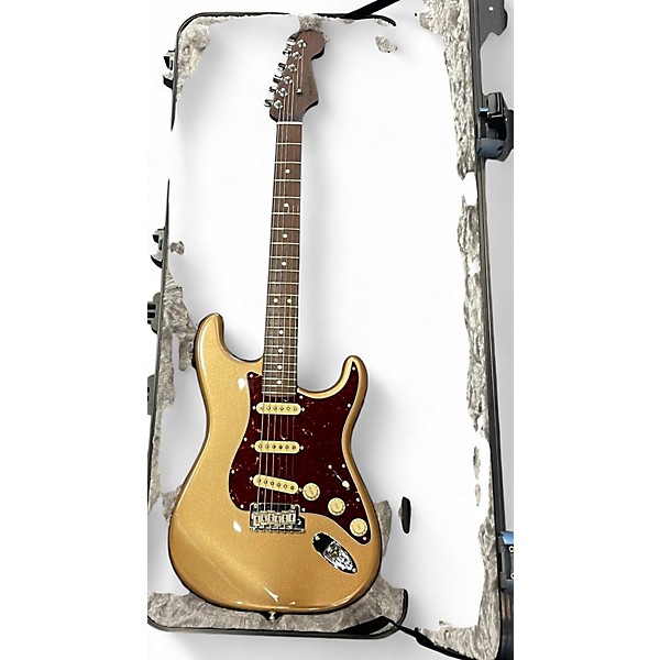 Used 2021 Fender Fender Limited American Professional II Stratocaster® Firemist Gold, Full Rosewood Neck Firemist Gold Sol...