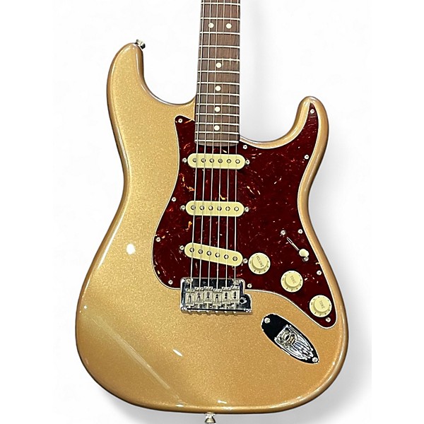 Used 2021 Fender Fender Limited American Professional II Stratocaster® Firemist Gold, Full Rosewood Neck Firemist Gold Sol...