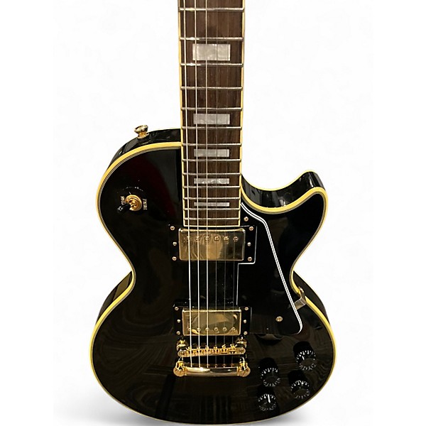 Used Epiphone Les Paul Custom Pro Black Solid Body Electric Guitar