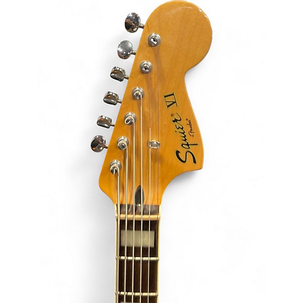 Used Squier CLASSIC VIBE BASS VI Sunburst Electric Bass Guitar