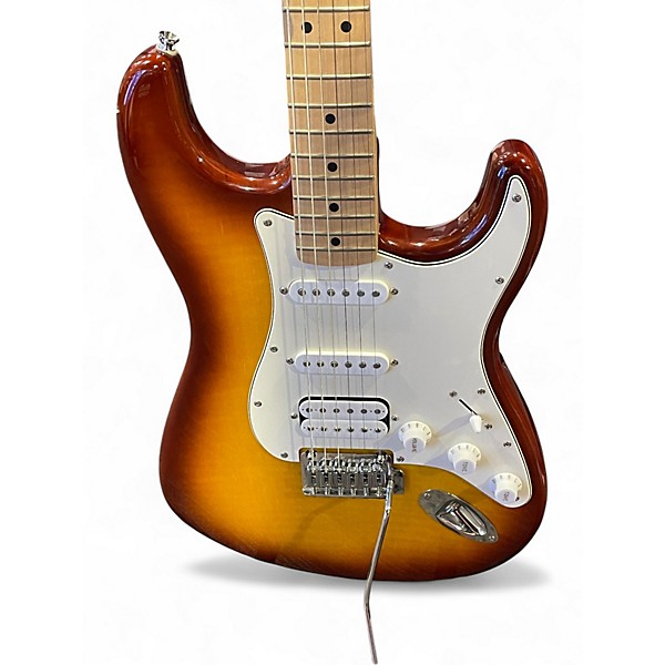 Used Squier Affinity Stratocaster FMT HSS Sienna Sunburst Solid Body Electric Guitar