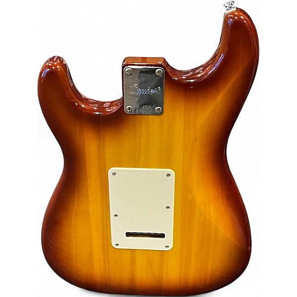 Used Squier Affinity Stratocaster FMT HSS Sienna Sunburst Solid Body Electric Guitar