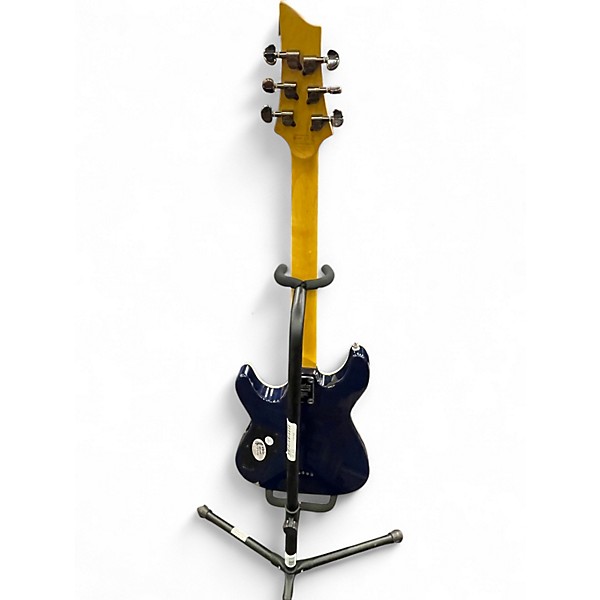 Used Schecter Guitar Research Omen Extreme 6 Ocean Blue Solid Body Electric Guitar