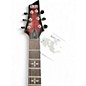 Used Schecter Guitar Research Demon 6 Crimson Red Burst Solid Body Electric Guitar