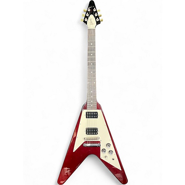 Used Gibson 1970'S REISSUE FLYING V Red Solid Body Electric Guitar