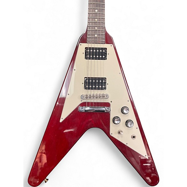 Used Gibson 1970'S REISSUE FLYING V Red Solid Body Electric Guitar