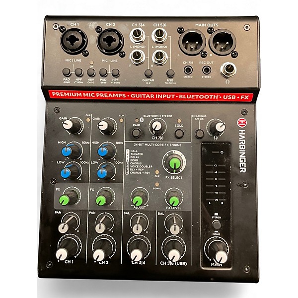 Used Harbinger LX8 Unpowered Mixer