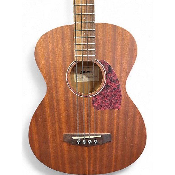 Used Ibanez PCBE12 NATURAL Acoustic Bass Guitar