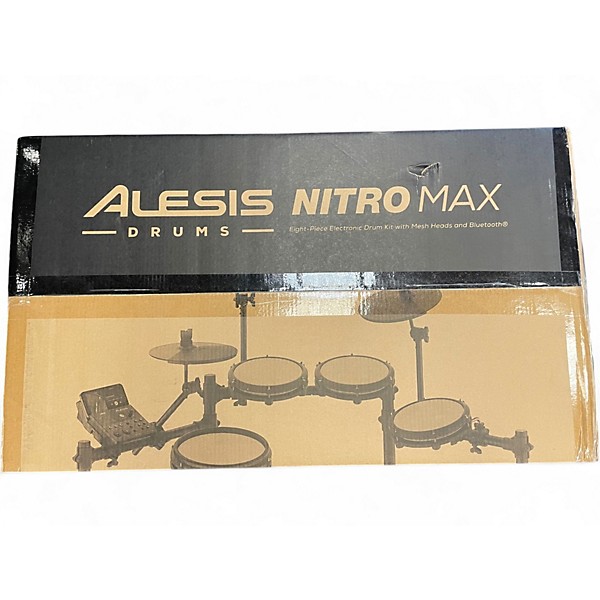 Used Alesis Nitro Max 8-Piece Electric Drum Set