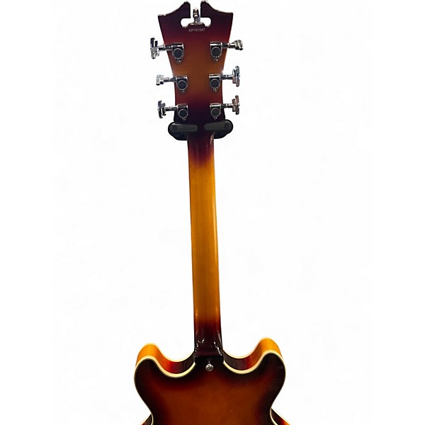 Used D'Angelico PREMIER SERIES DC BOARDWALK Sunburst Hollow Body Electric Guitar