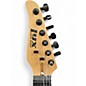 Used Lyx Left Handed Pro Strat Style Blue Solid Body Electric Guitar