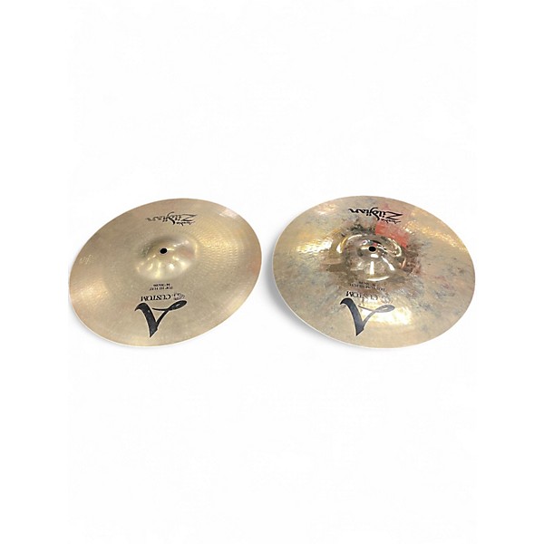 Used Zildjian 14in Avedis Hi Hat Pair Cymbal