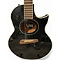 Used Washburn Custom Shop NV100 Black Onyx Acoustic Electric Guitar