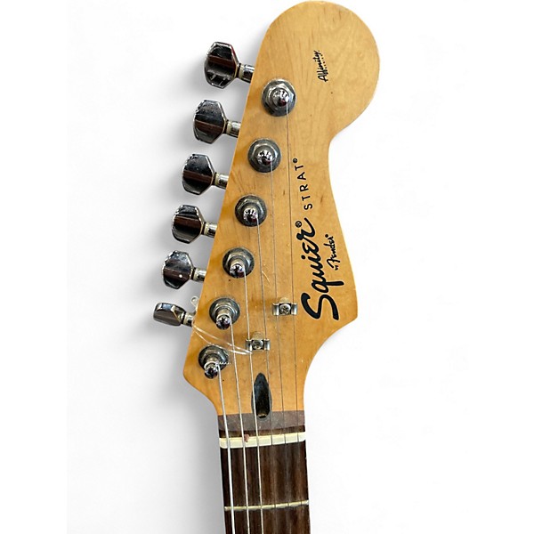 Used Squier Affinity Stratocaster Purple Solid Body Electric Guitar