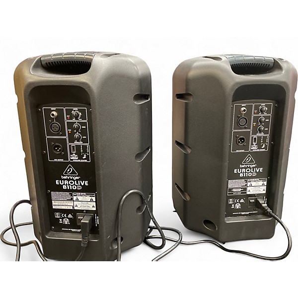 Used Behringer EUROLIVE B110D PAIR Powered Speaker