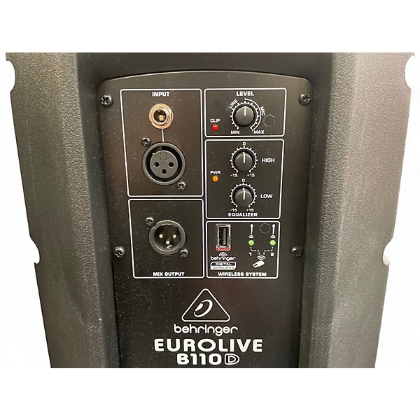 Used Behringer EUROLIVE B110D PAIR Powered Speaker