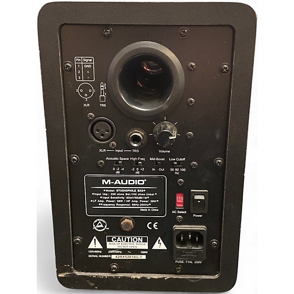 Used M-Audio STUDIOPHILE BX5 Powered Monitor