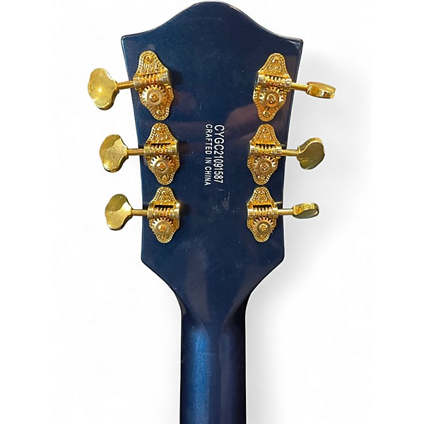 Used Gretsch Guitars G5427TG Ice Blue Metallic Hollow Body Electric Guitar