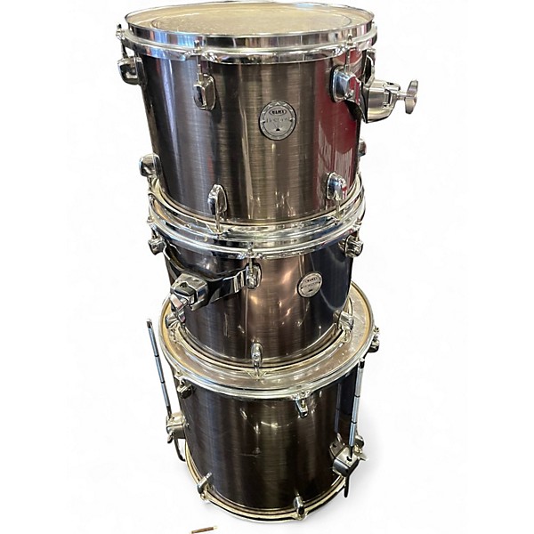 Used Mapex 4 Piece Horizon Gun Metal Drum Kit