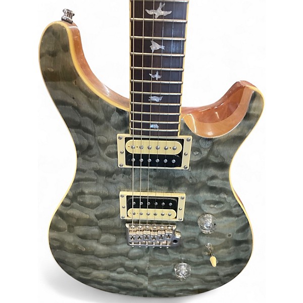 Used PRS SE Custom 24 Trans Green Solid Body Electric Guitar