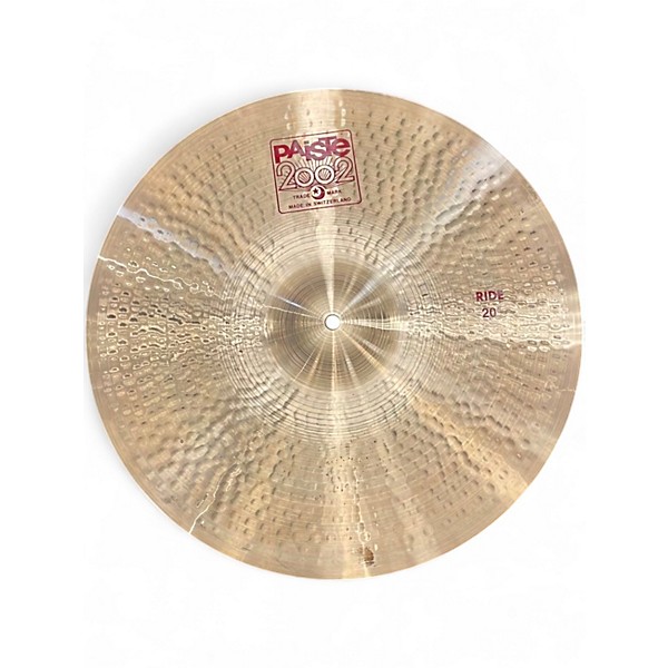 Used Paiste 20in 2002 Ride Cymbal