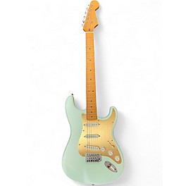Used 2023 Squier 40th Anniversary Stratocaster Vintage Edition Satin Sonic Blue Solid Body Electric Guitar