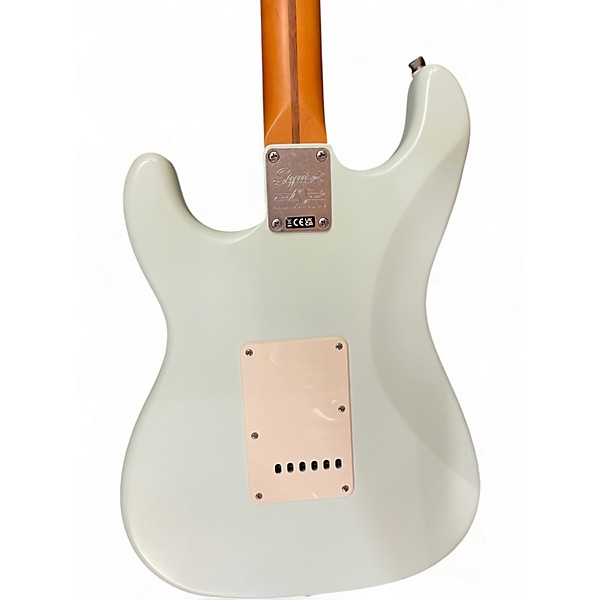 Used 2023 Squier 40th Anniversary Stratocaster Vintage Edition Satin Sonic Blue Solid Body Electric Guitar