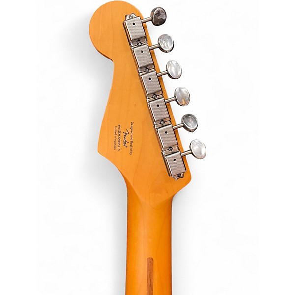 Used 2023 Squier 40th Anniversary Stratocaster Vintage Edition Satin Sonic Blue Solid Body Electric Guitar