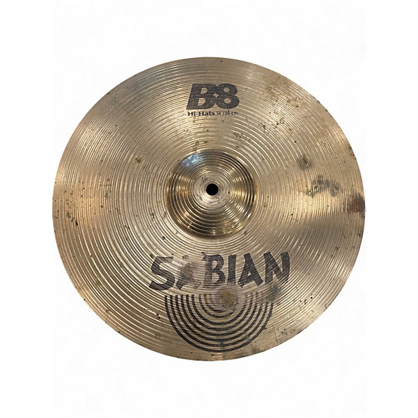 Used SABIAN 14in B8 Hi Hat Pair Cymbal