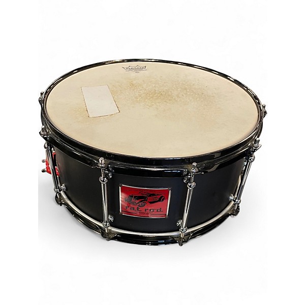 Used PDP by DW 14X6.5 Rat Rod Maple Snare Drum Gunmetal Gray Drum