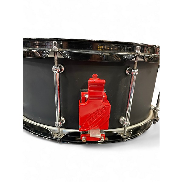 Used PDP by DW 14X6.5 Rat Rod Maple Snare Drum Gunmetal Gray Drum