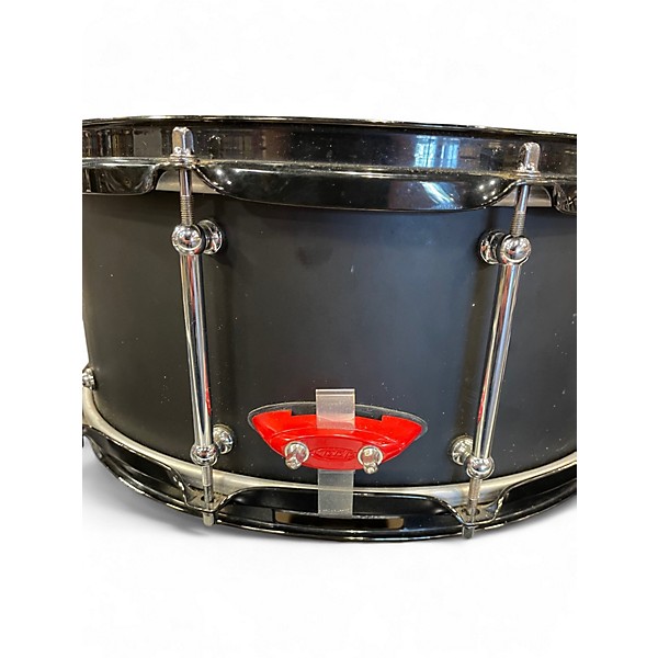Used PDP by DW 14X6.5 Rat Rod Maple Snare Drum Gunmetal Gray Drum
