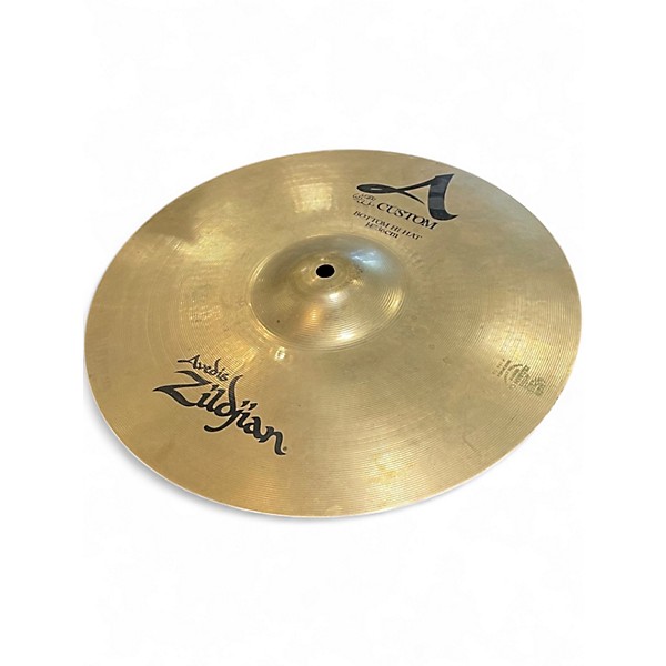 Used Zildjian 14in A Custom Hi Hat Bottom Cymbal