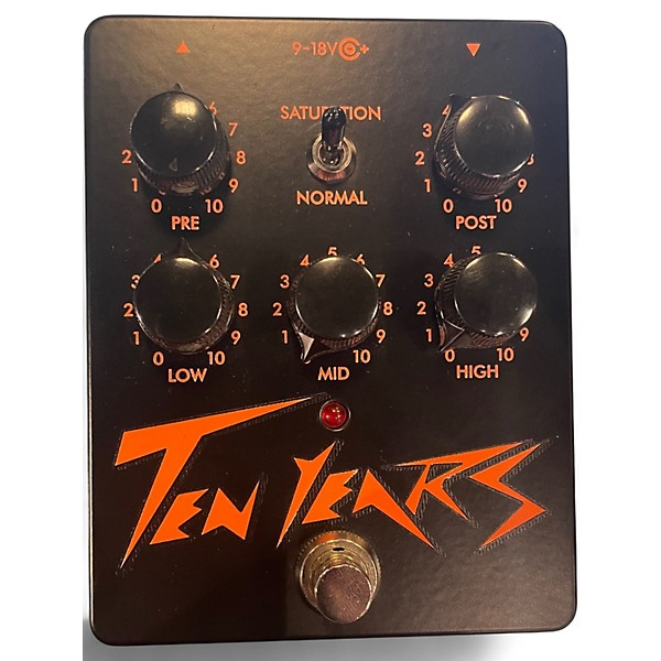 Used Ten Years ten years is a decade Effect Pedal