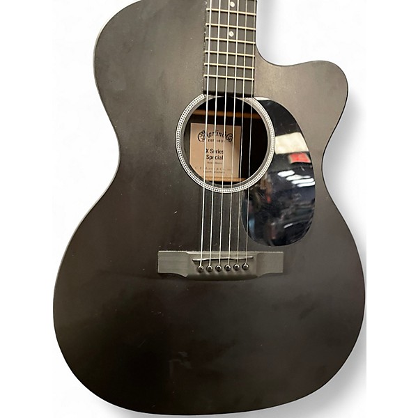 Used Martin X Series Special Black Acoustic Electric Guitar