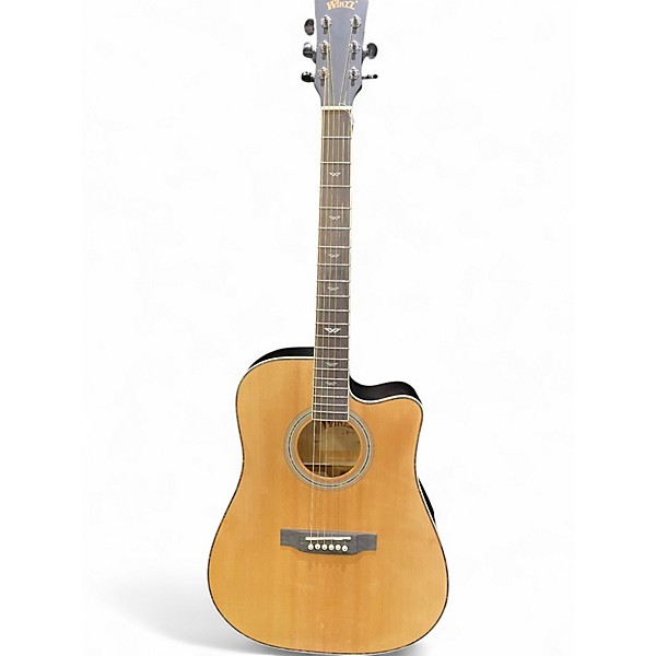 Used Winzz AF168C Natural Acoustic Guitar