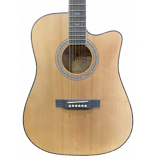 Used Winzz AF168C Natural Acoustic Guitar
