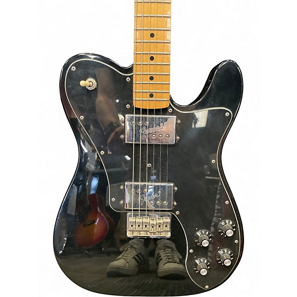 Used Fender Classic Series '72 Telecaster Deluxe Black Solid Body Electric Guitar
