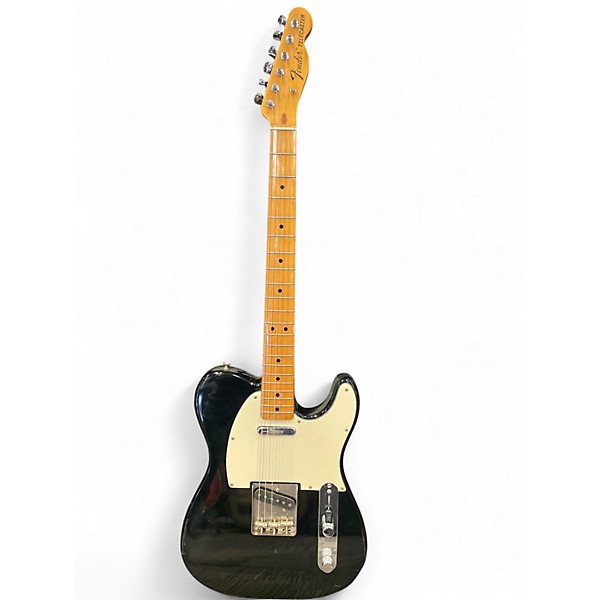 Used Fender MIJ Telecaster Black Solid Body Electric Guitar