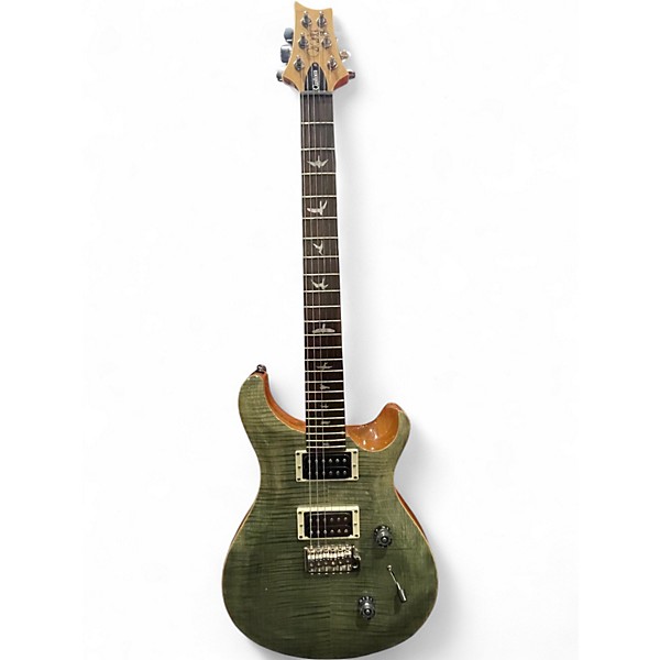 Used PRS CU44TG Custom SE 24 Trampas Green Solid Body Electric Guitar